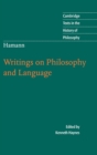 Image for Hamann: Writings on Philosophy and Language