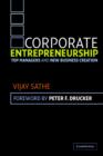 Image for Corporate entrepreneurship  : top managers and new business creation