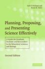 Image for Planning, Proposing and Presenting Science Effectively