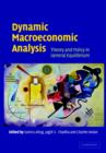 Image for Dynamic macroeconomic analysis  : theory and policy in general equilibrium