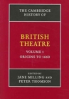 Image for The Cambridge history of British theatre