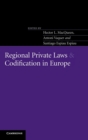 Image for Regional private laws and codification in Europe