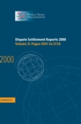 Image for Dispute Settlement Reports 2000