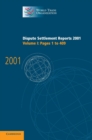 Image for Dispute Settlement Reports 2001: Volume 1, Pages 1-409