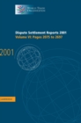 Image for Dispute settlement reports 2001Vol. 6: Pages 2075 to 2697