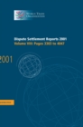 Image for Dispute Settlement Reports 2001: Volume 8, Pages 3303-4047