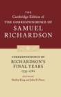 Image for Correspondence of Richardson&#39;s final years (1755-1761)