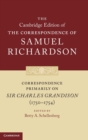 Image for Samuel Richardson  : correspondence primarily on Sir Charles Grandison (1750-1754)