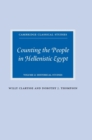 Image for Counting the People in Hellenistic Egypt: Volume 2, Historical Studies