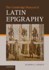 Image for The Cambridge handbook to Latin epigraphy