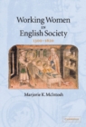 Image for Working women in English society, 1300-1620