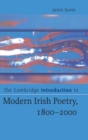 Image for The Cambridge Introduction to Modern Irish Poetry, 1800-2000