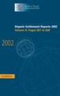 Image for Dispute Settlement Reports 2002Vol. 2, pages 587 to 846