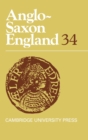Image for Anglo-Saxon England: Volume 34