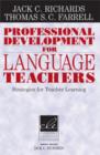 Image for Professional development for language teachers  : strategies for teacher learning