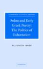 Image for Salon and early Greek poetry  : the politics of exhortation