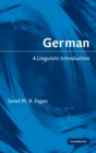 Image for German  : a linguistic introduction