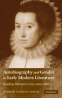 Image for Autobiography and Gender in Early Modern Literature