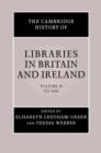 Image for The Cambridge History of Libraries in Britain and Ireland 3 Volume Hardback Set