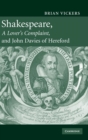 Image for Shakespeare, &#39;A Lover&#39;s Complaint&#39;, and John Davies of Hereford