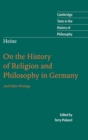 Image for On the history of religion and philosophy in Germany