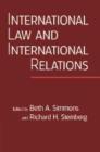 Image for International Law and International Relations
