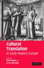 Image for Cultural Translation in Early Modern Europe