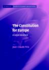 Image for The Constitution for Europe
