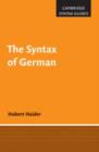 Image for The Syntax of German