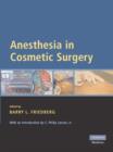 Image for Anesthesia in Cosmetic Surgery