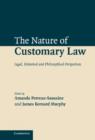 Image for The nature of customary law