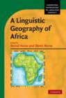 Image for A Linguistic Geography of Africa