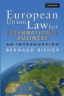Image for European Union Law for International Business