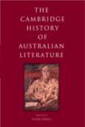 Image for The Cambridge History of Australian Literature
