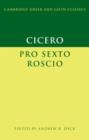 Image for Cicero: &#39;Pro Sexto Roscio&#39;