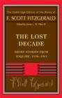 Image for The lost decade  : short stories from Esquire, 1936-1941