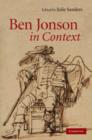 Image for Ben Jonson in Context
