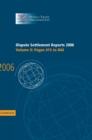 Image for Dispute Settlement Reports 2006: Volume 2, Pages 415–844