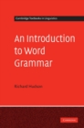 Image for An Introduction to Word Grammar