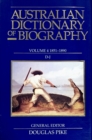 Image for Australian Dictionary of Biography V4