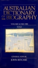 Image for Australian Dictionary of Biography V14