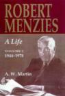 Image for Robert Menzies, a Life