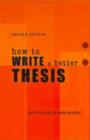 Image for How to Write a Better Thesis
