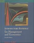 Image for Introductory Statistics for Management and Economics