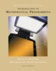 Image for Introduction to mathematical programming  : applications and algorithms : Volume 1