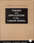 Image for Theory and Application of the Linear Model