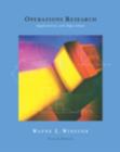Image for Operations Research : Applications and Algorithms, International  Edition (with CD-ROM and InfoTrac)