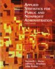 Image for Applied Statistics for Public Administration
