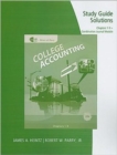 Image for Study Guide Solutions, Chapters 1-9 for Heintz/Parry&#39;s College Accounting, 20th + Combination Journal Module