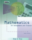 Image for Mathematics for Management and Finance